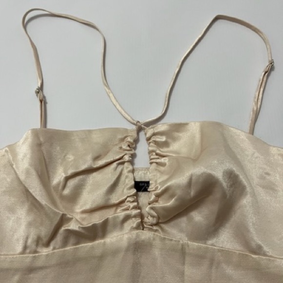 brand new - ZARA satin effect halter crop - size small - Picture 7 of 9